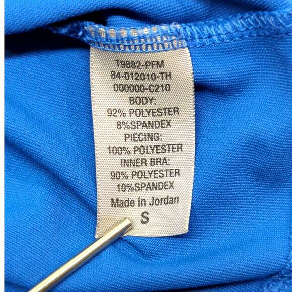 Champion Tank Blue Racerback Athletic Wear Size Small - Picture 5 of 7